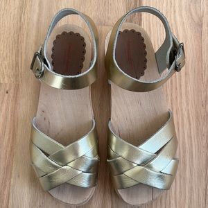 Hanna Andersson Gold Kids Sandals